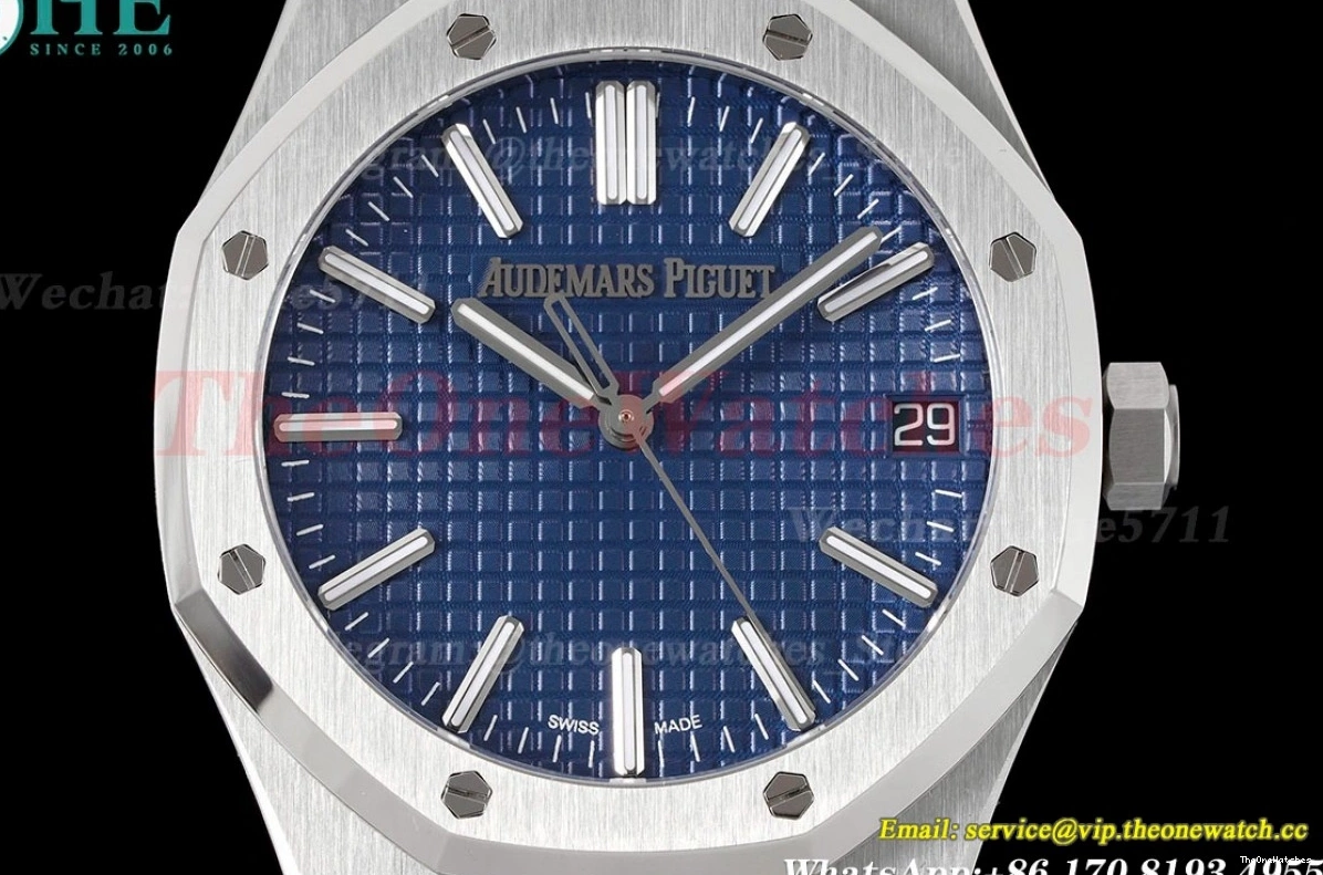 Oak Super 41mm Stk 15510 Royal A4302 APSF Clone SS SS Blue 0104